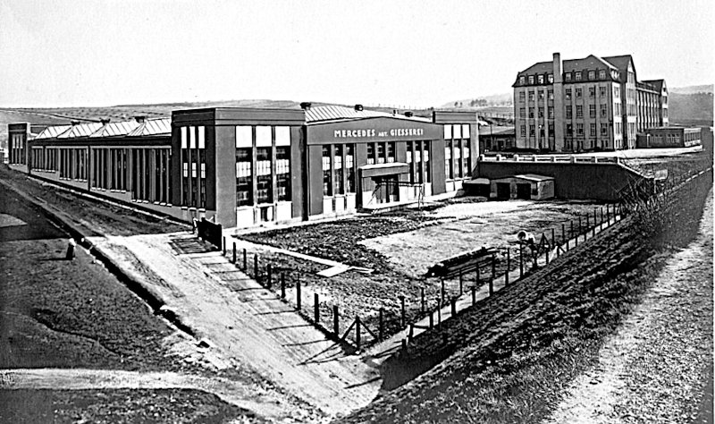 Gießerei und Rechenmaschinenwerk um 1930